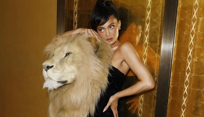 Bintang TikTok dengan lucu menciptakan kembali tampilan gaun kepala singa epik Kylie Jenner