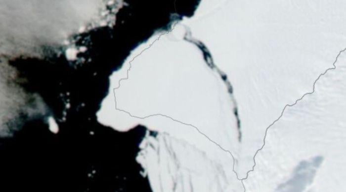 Iceberg size of London breaks off near UK Antarctic base
