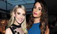 Emma Roberts joins in to poke fun at Lea Michele for rumour that she can't read: 'Never Been in a Book Club Together'