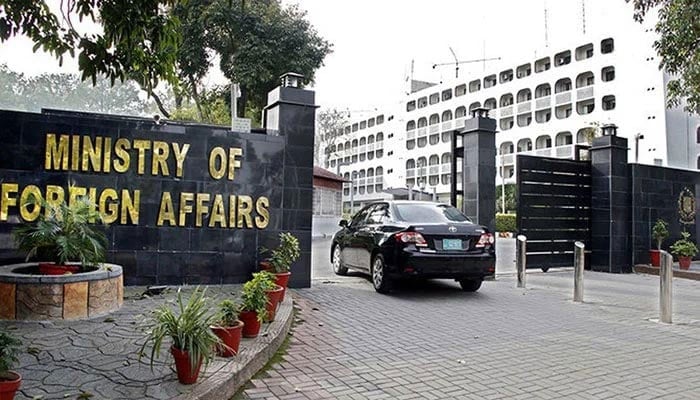 Front facade of the Ministry of Foreign Affairs building. — Radio Pakistan/File