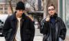 Hailey Bieber and Justin Bieber rock matching leather jackets on NYC outing