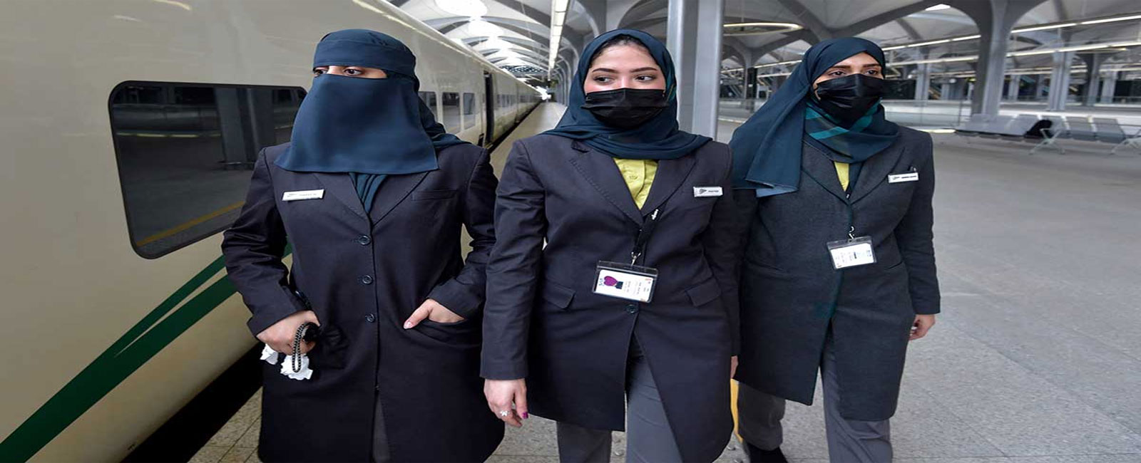 Women drive high-speed train in Saudi Arabia