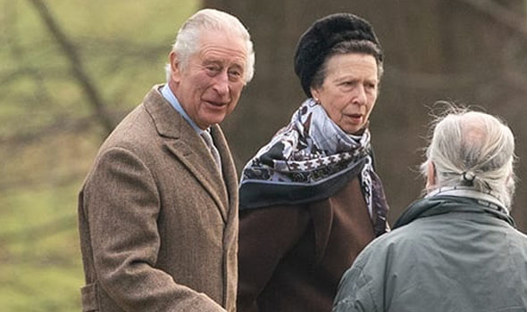 King Charles spotted with disgraced royal aide accused of racist remarks