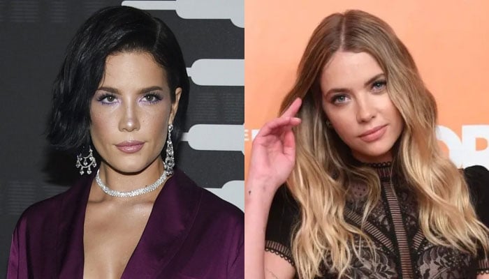 Halsey and Ashley Benson spotted in chic looks as they attend Harry Styles final LA show
