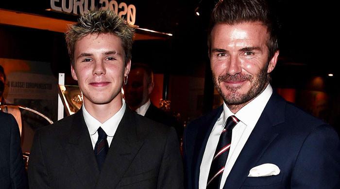 David Beckham, son Cruz attend Marc Anthony, Nadia Ferreira lavish ...