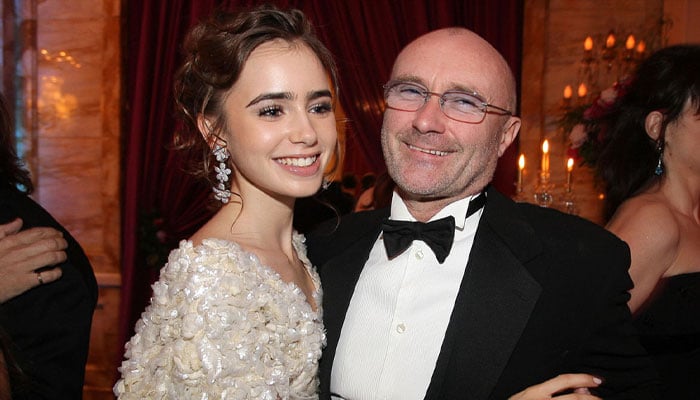 Lily Collins celebrates dad Phil Collins’ 72nd birthday with adorable twinning moments