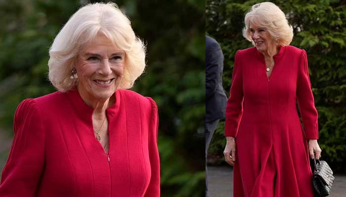 Camilla blows royal fans away as she steps out in bright red outfit
