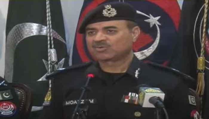 Khyber Paktunkhwa Inspector-General Moazzam Jah Ansari. — Screengrab