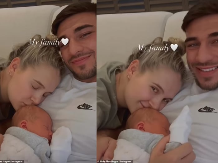 Molly-Mae Hague and Tommy Fury share an adorable video of baby daughter