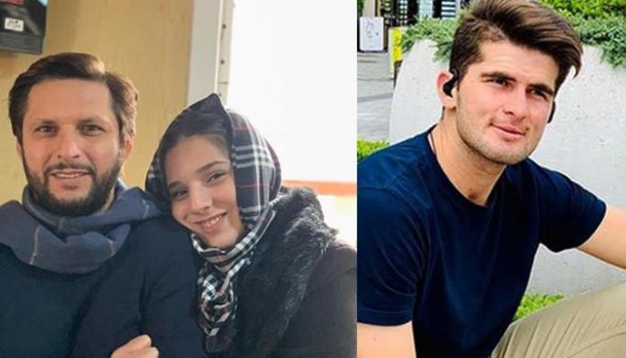 Pace sensation Shaheen Shah Afridi (right) and his fiance Ansha Afridi, the daughter of former international cricketer Shahid Afridi. — Twitter/Instagram