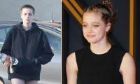 Shiloh Jolie-Pitt puts her fresh buzz cut on display during L.A outing 