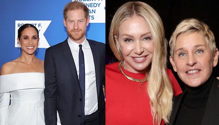 Prince Harry, Meghan Markle attend Ellen DeGeneres, Portia De Rossi vow renewal