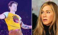 Harry Styles Feels Embarrassed As He Splits Pants While Doing Stunt In Front Of Jennifer Aniston
