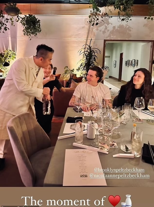 Brooklyn Beckham enjoys Japanese dinner with wife Nicola Peltz in L.A