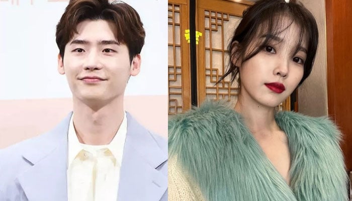 Lee Jong Suk shows a cute gesture of support for Girlfriend IU