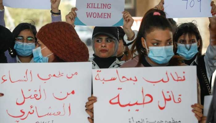 Irak’ta babanın YouTuber kızını öldürmesi protesto edildi