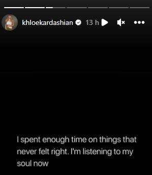 Khloe Kardashian posts cryptic notes that hints at her split from Tristan Thompson
