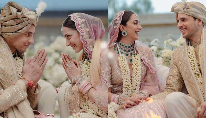 Sidharth Malhotra, Kiara Advani share their wedding photos: Newlyweds look ethereal in traditional outfits