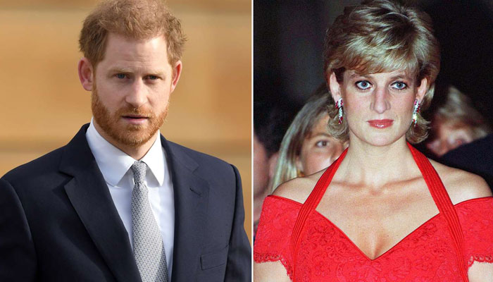 Prince Harry fought tears as he spoke about Diana on Williams wedding