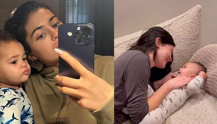 Kylie Jenner agrees with her son Aires comparison with sister Stormi
