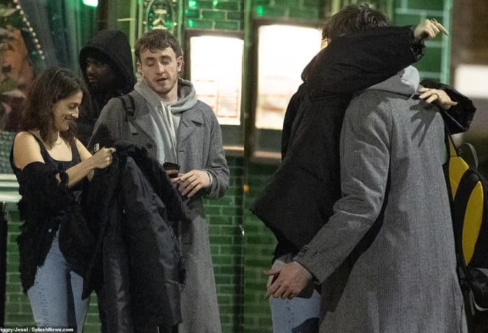 Paul Mescal spotted on a night out with Normal People co-star India Mullen