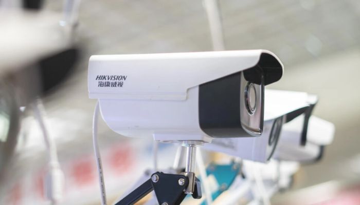 The US banned the importation of surveillance equipment made by Hikvision, seen here, and Dahua in November because it posed a risk to national security.— AFP/file