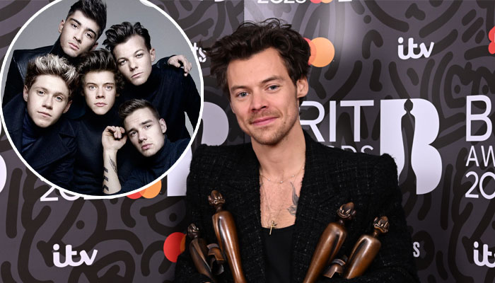 Harry Styles credits One Direction mates while accepting Artist of the Year  at 2023 BRIT Awards