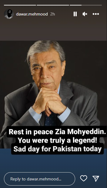 Zia Mohyeddins demise marks the end of an era, Pakistani celebrities bid farewell to maestro