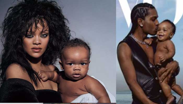 Rihanna, A$AP Rockys baby boy makes debut on British Vogue