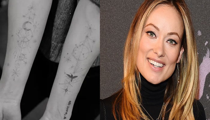 Olivia Wilde reveals new constellation tattoo in honor of son Otis  Daily  Mail Online