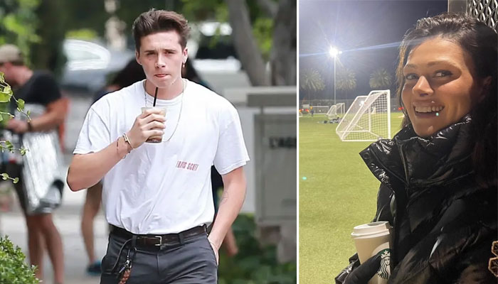 Brooklyn Beckham takes to football field for friendly match, Nicola Peltz cheers on him