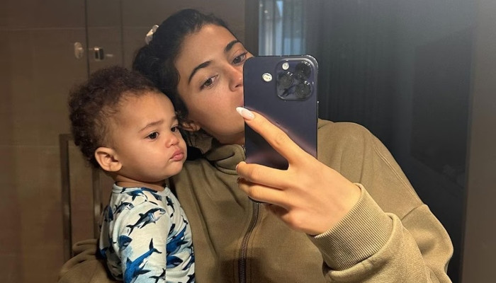 Kylie Jenner posts lovely video of son Aire consuming ice cream at Disneyland