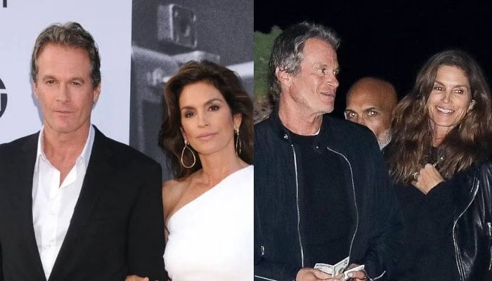 Cindy Crawford appears sensible in naked face for dinner date with husband Rande Gerber