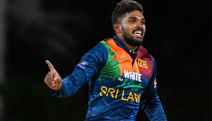 The Sri Lankan cricketer, Wanindu Hasaranga. Twitter