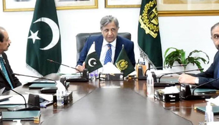 Minister for Law and Justice Azam Nazeer Tarar chaired the third meeting of the anti-corruption task force for review of the institutional framework of anti-corruption institutions at the ministry of law and justice on February 7, 2023. — APP