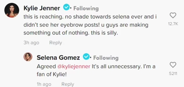 Kylie Jenner shuts down claims of mocking Selena Gomez with Hailey Bieber, ‘this is reaching’