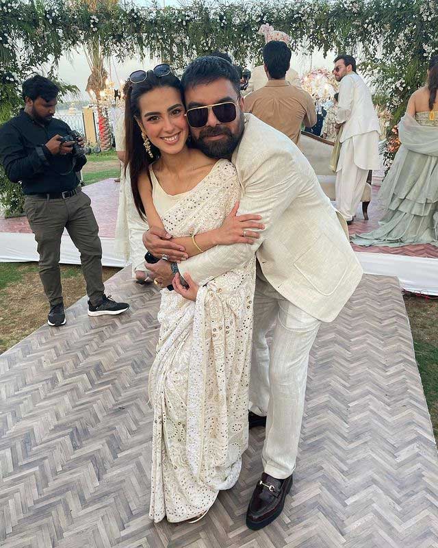 Iqra Aziz and Yasir Hussain. — Instagram