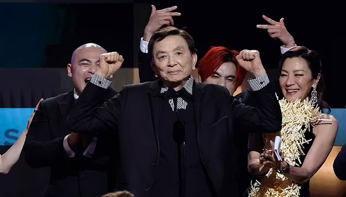 Everything Everywhere All at Once star James Hong, 94, wins over with animated SAG speech