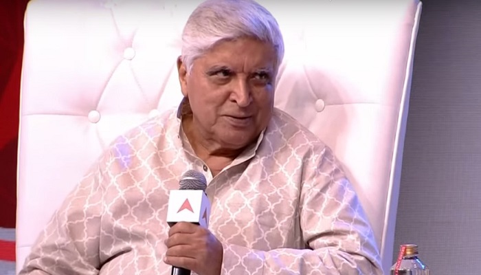 Indian poet and lyricist Javed Akhtar speaking at an event in India. — YouTube Screengrab/ ABPLIVE