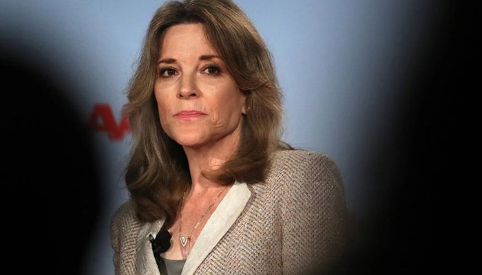 Marianne Williamson, a self-help author, activist and spiritual advisor announces bid as Democrat candidate for presidency in 2024. Twitter