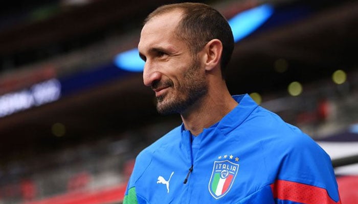 Former Italy captain Giorgio Chiellini. Twitter