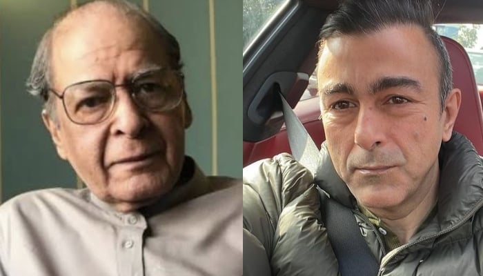 A collage of veteran actor Qavi Khan (left) and film star Shaan Shahid. — Twitter/Instagram/ @mshaanshahid/shaan.shahidofficial