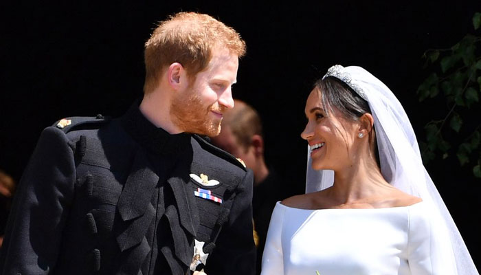 Prince Harry gave thanks to his choice as he saw Meghan Markle as bride