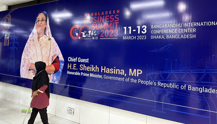 The Bangladesh Business Summit will be inaugurated by Prime Minister Sheikh Hasina on March 11, 2023. Twitter/marco4gione