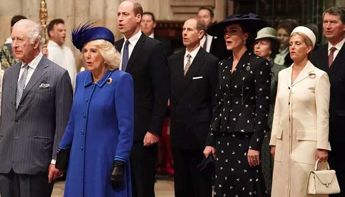 Royal family puts on united front for annual Commonwealth Day Service