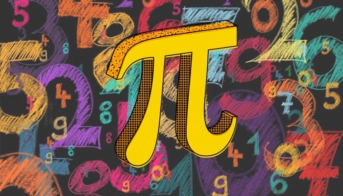Illustration shows different numbers with the pi sign the most obvious.— Pixabay