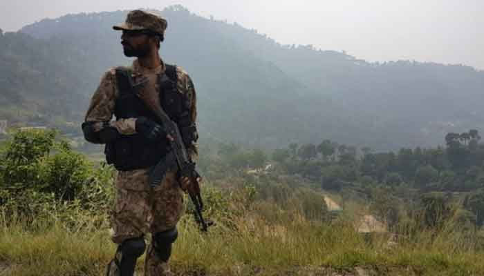 A soldier of the Pakistan Army is seen in this AFP file photo