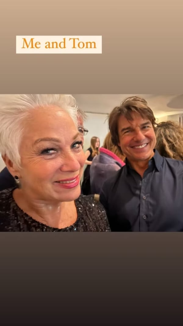 Tom Cruise celebrates Sir Michael Caines 90th birthday with David Walliams, Denise Welch