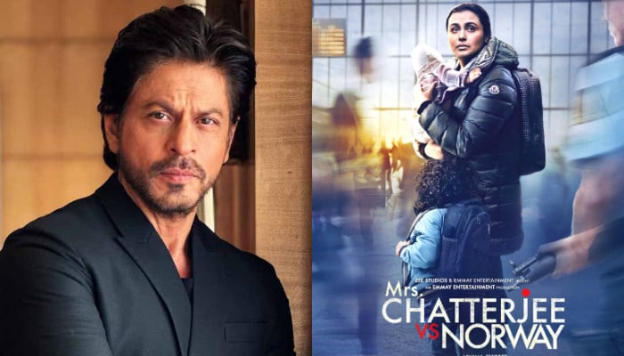 شاہ رخ خان نے ‘مسز  چٹرجی بمقابلہ ناروے، رانی مکھرجی کو ملکہ کہتے ہیں