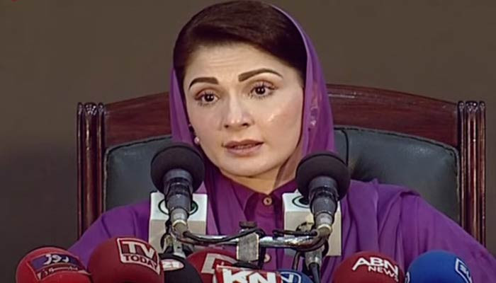 Maryam Nawaz, hükümetin PTI’ye ‘terör örgütü’ muamelesi yapması icap ettiğini söylüyor